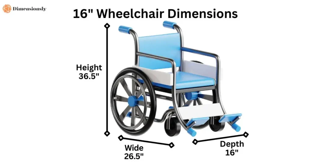 16" Wheelchair Dimensions