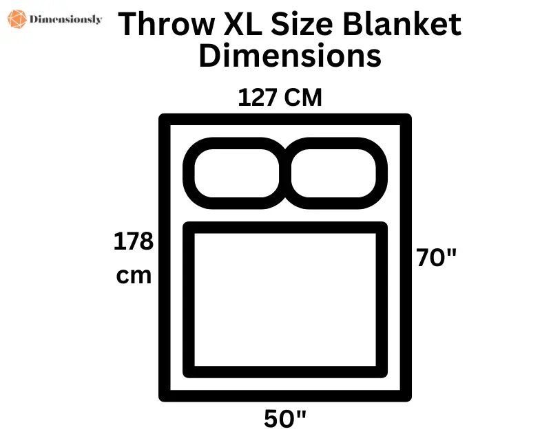 Throw XL Size Blanket Dimensions