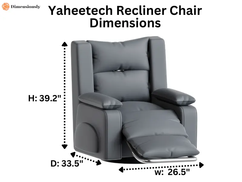 Yaheetech Recliner Chair Dimensions
