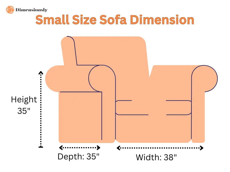Small Size Sofa Dimension