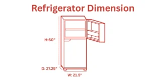 Refrigerator Dimension